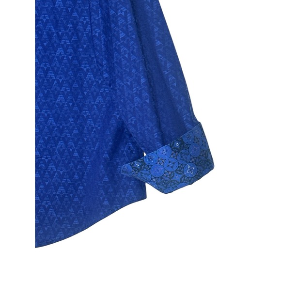 Robert Graham Shirt Men's 2XL Long Sleeve Button Up Designer Luxury Formal - Picture 10 of 11